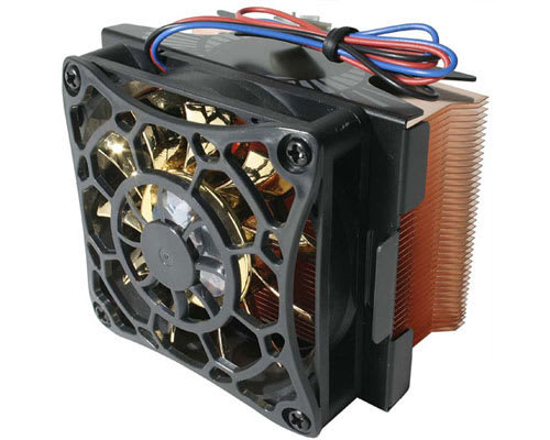 Copper AMD Athlon XP Heatsink with Fan