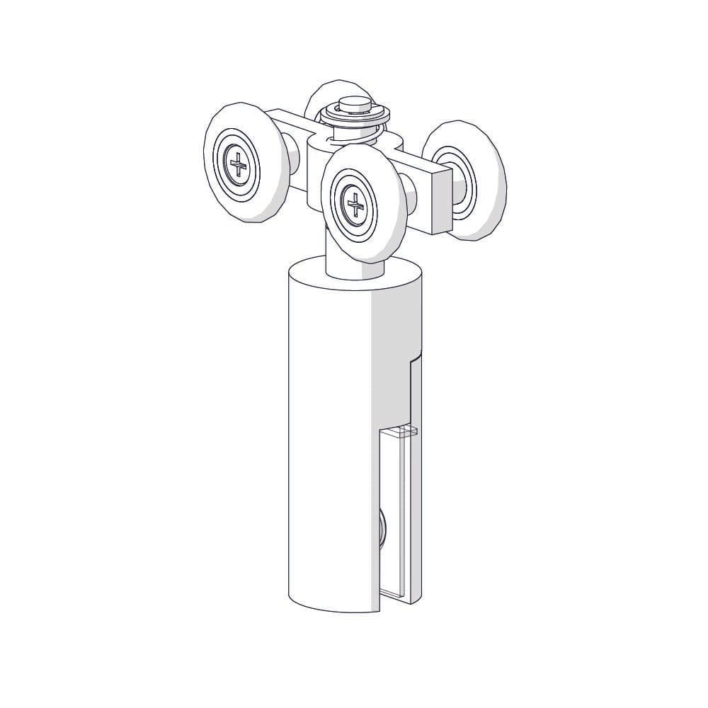 Top Pivot Roller Assembly