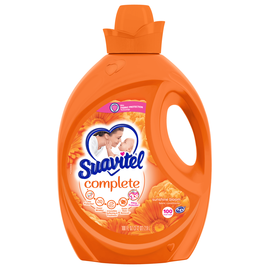 Suavitel Complete Fabric Conditioner, Sunshine Bloom, 100 oz