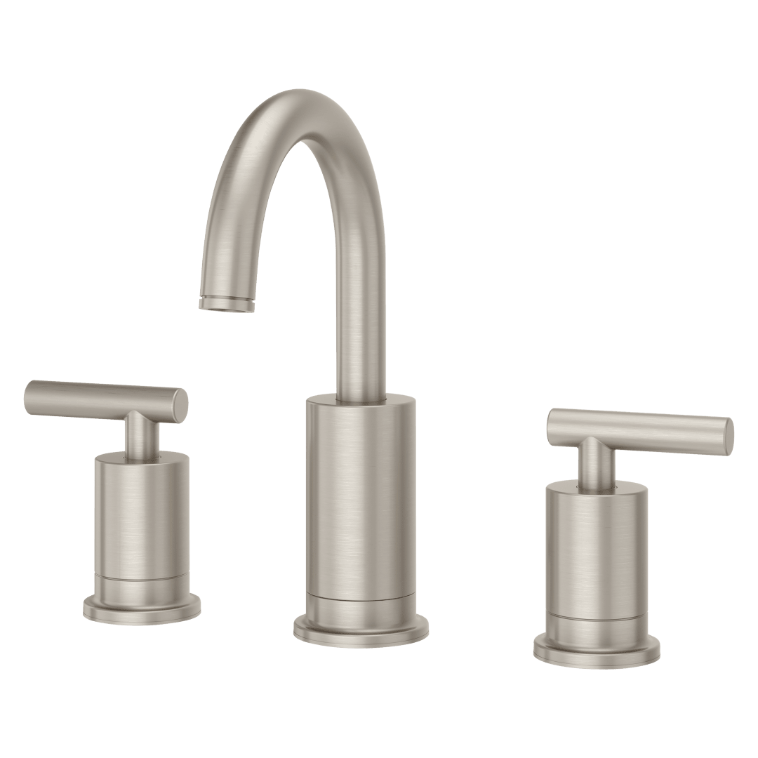 Contempra 2-Handle 8" Widespread Bathroom Faucet in Brushed Nickel