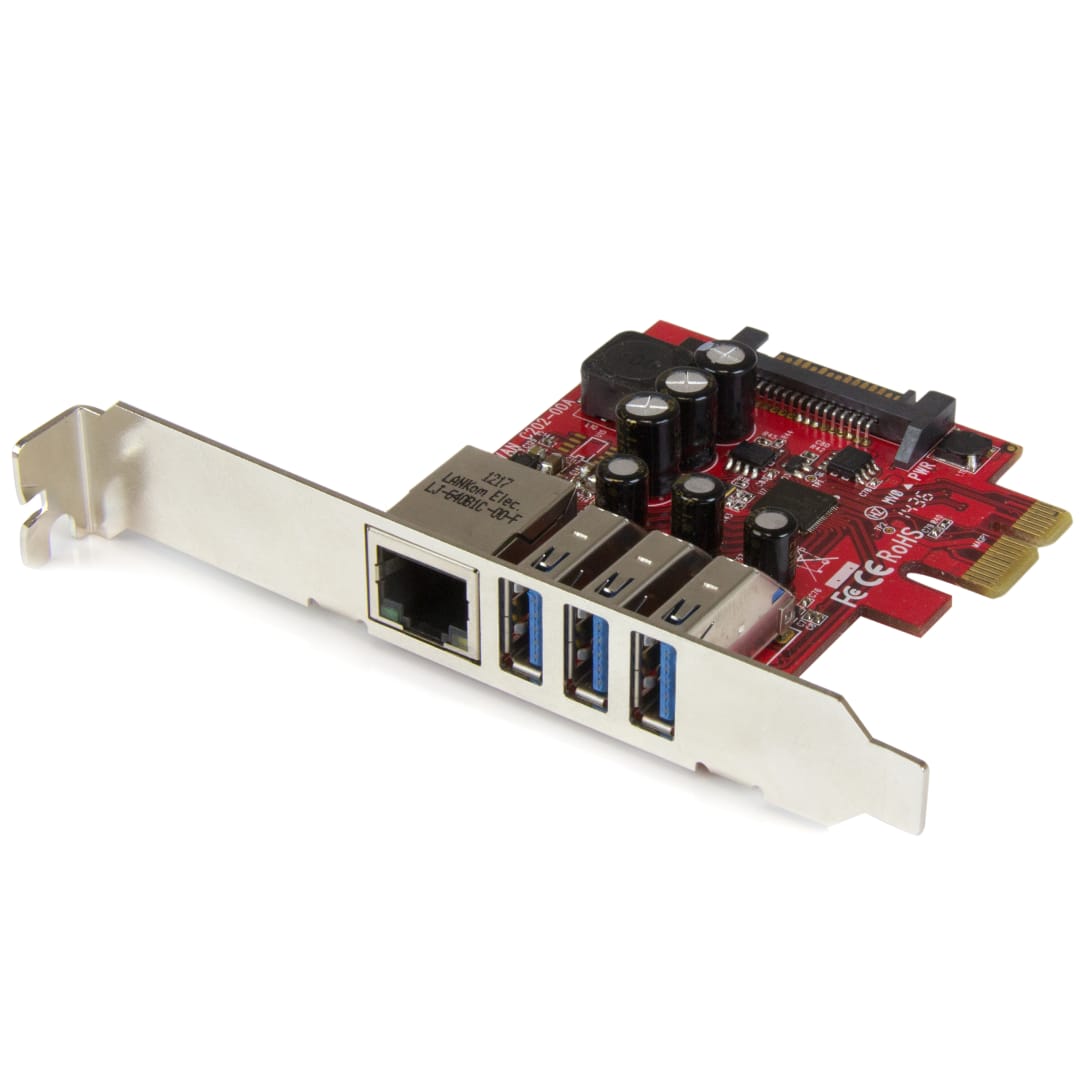 3Port PCIe USB 3 0 Adapter Card Standard LP