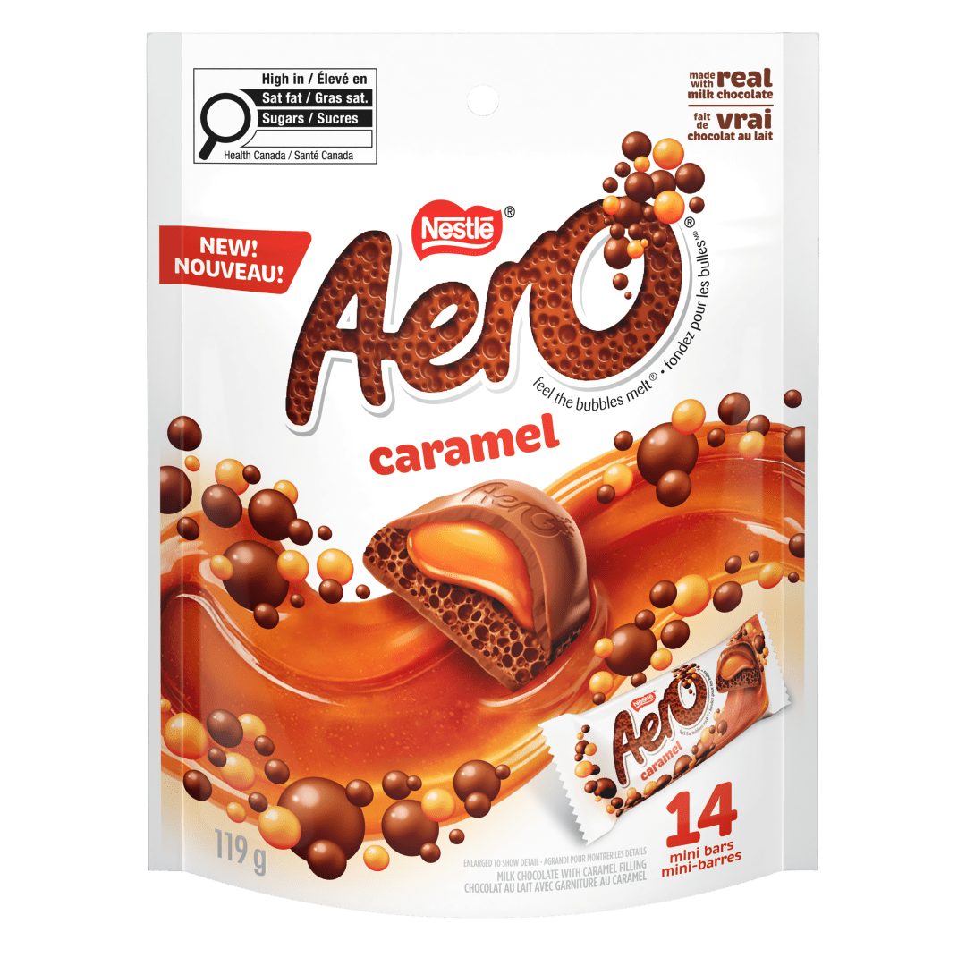 AERO Caramel Mini Bars 10x119g CA