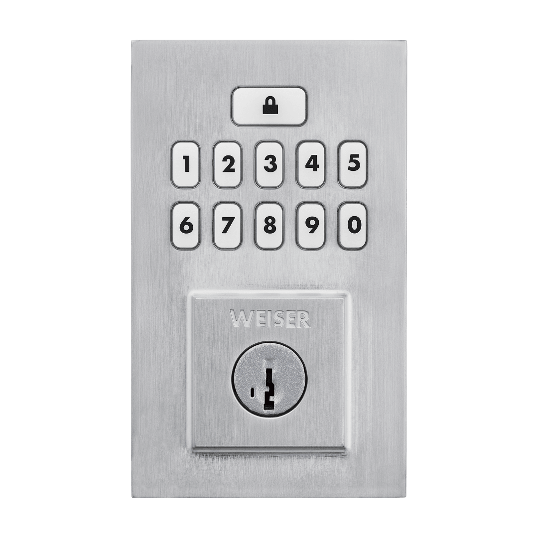 GED9260 SmartCode® Contemporary Electronic Deadbolt featuring SmartKey Security™ in Satin Chrome