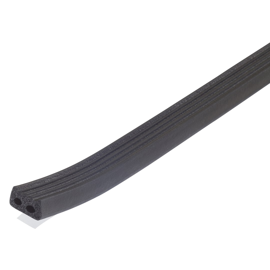01033 - 10 ft. Black Large Rubber Auto & Marine Weatherseal for All Climates