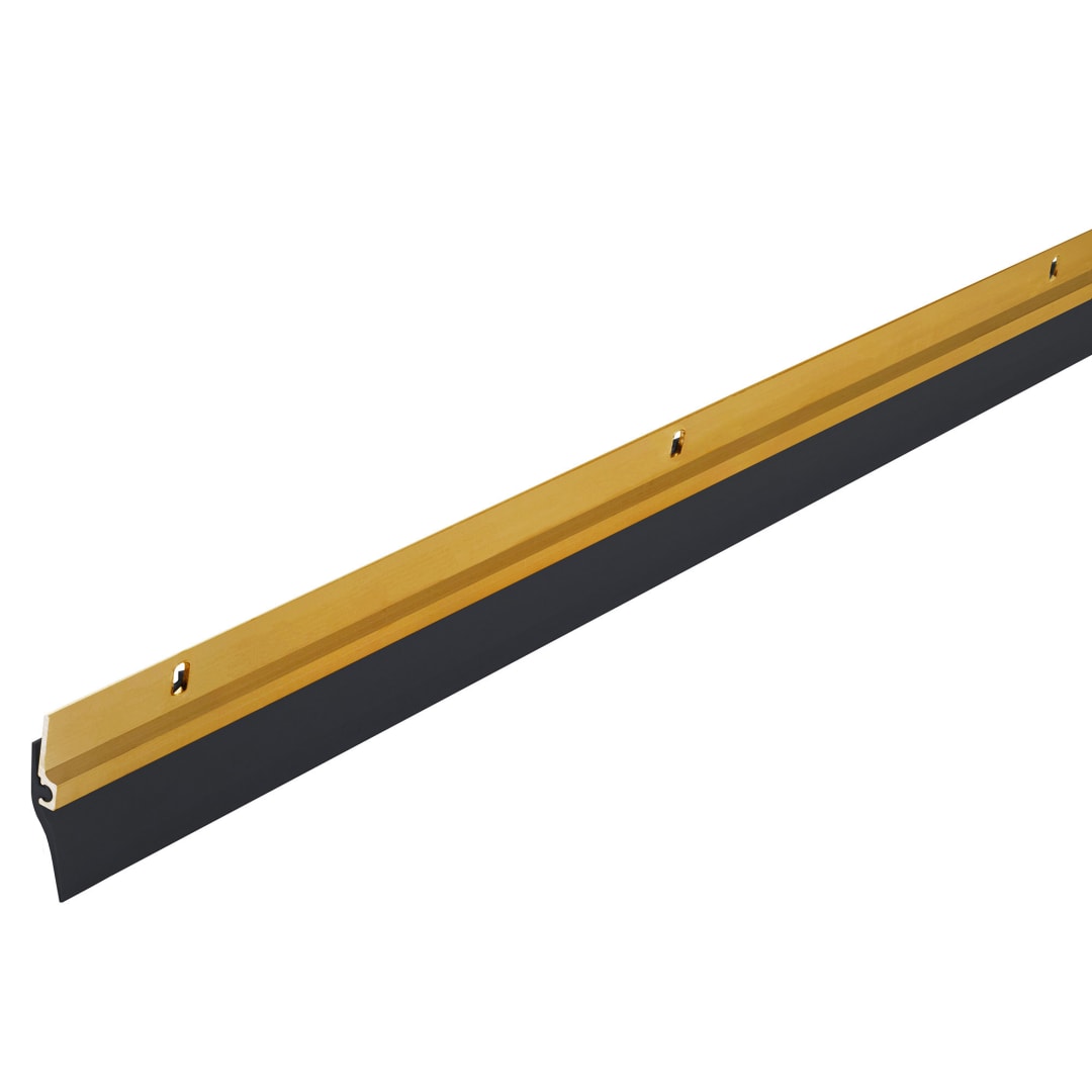 05702 - 36 in. Gold Aluminum and Vinyl Standard Screw-on Door Sweep