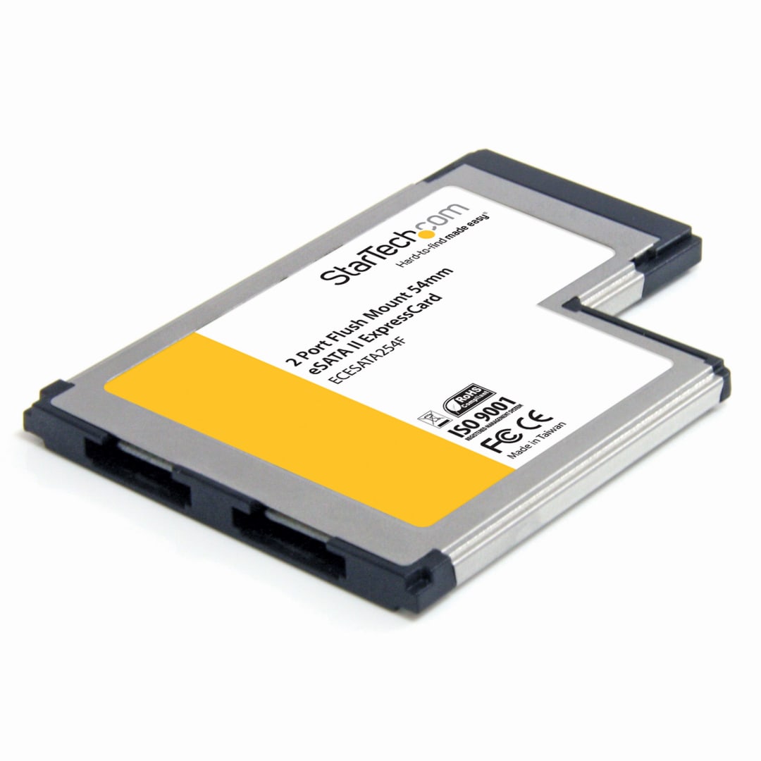 ExpressCard eSATA Controller Card Flush Mount 54mm