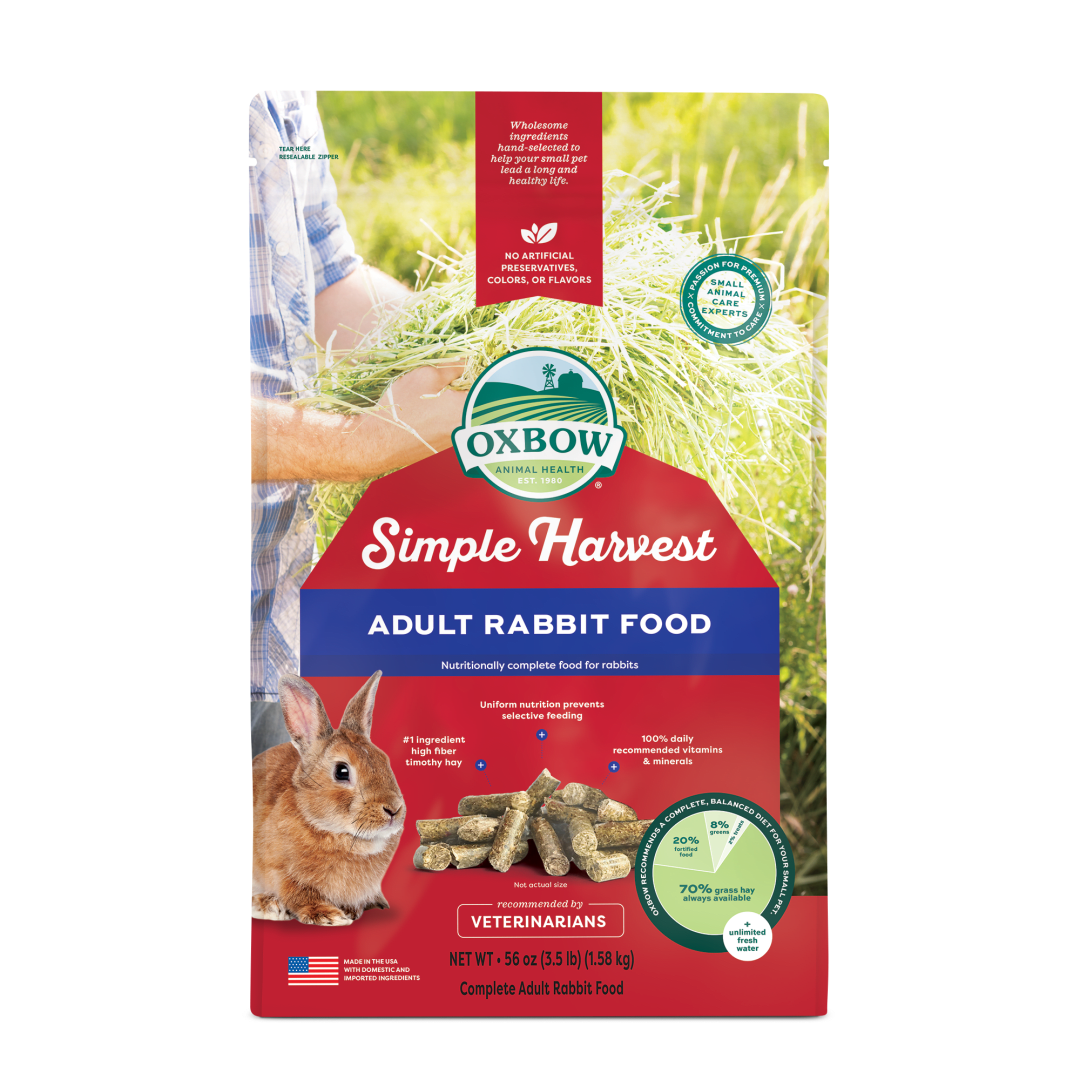 Oxbow Simple Harvest Adult Rabbit Food, 3.5 lb
