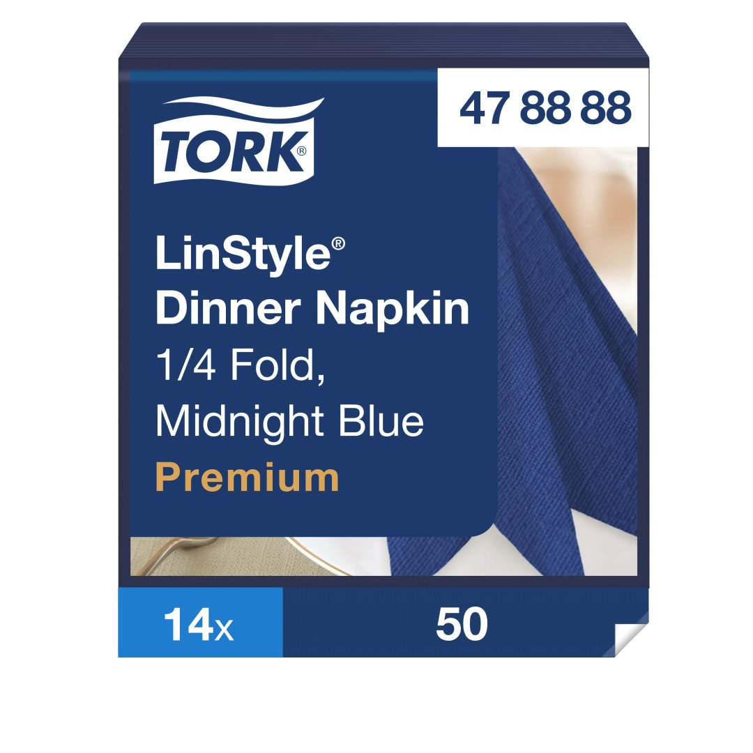 Tork Premium LinStyle® Midnight Blue Dinner Napkin
