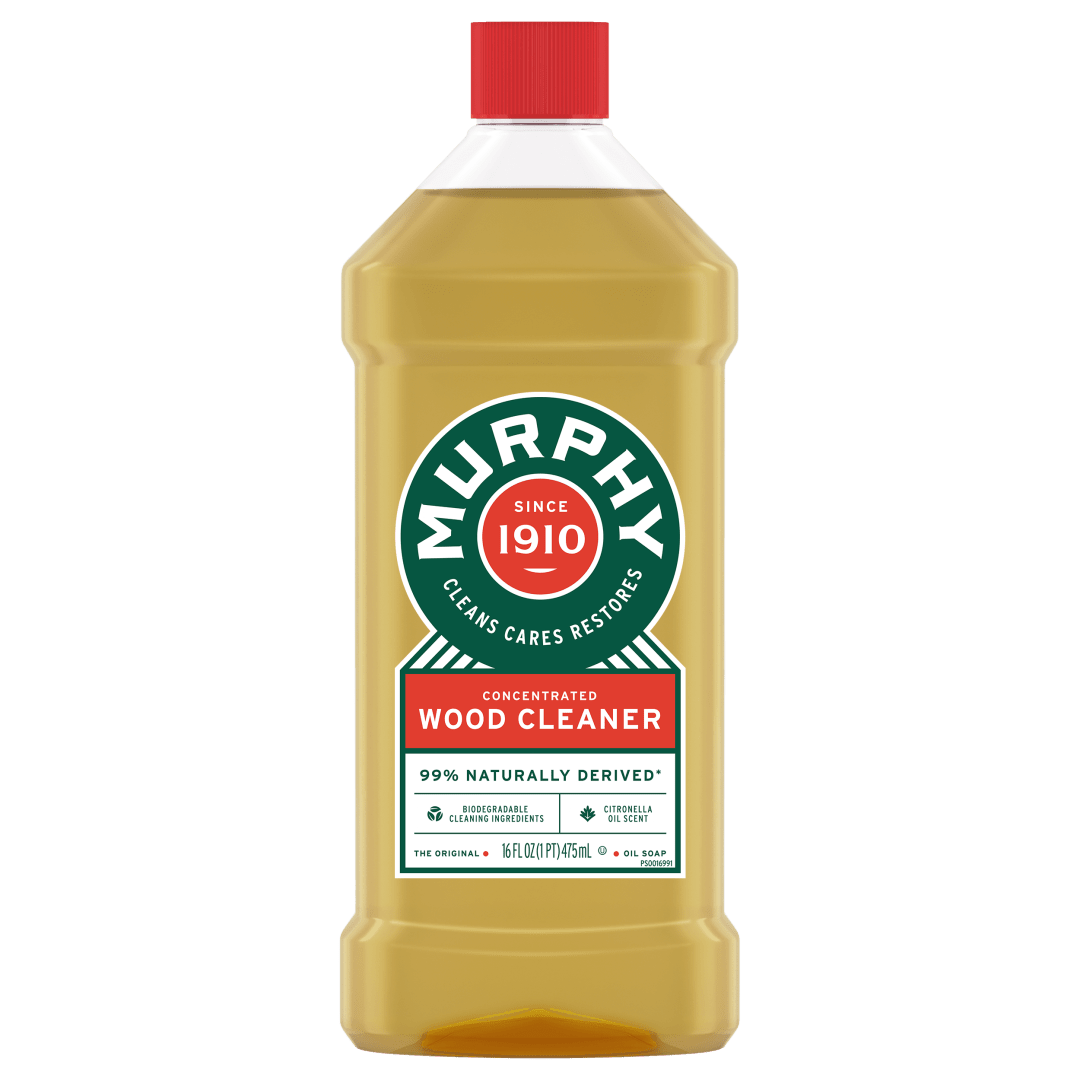 Murphy Oil Soap Concentrated Formula, Wood Cleaner, No-Rinse Floor Cleaner, Citronella Oil Scent, 16 fl oz Bottle