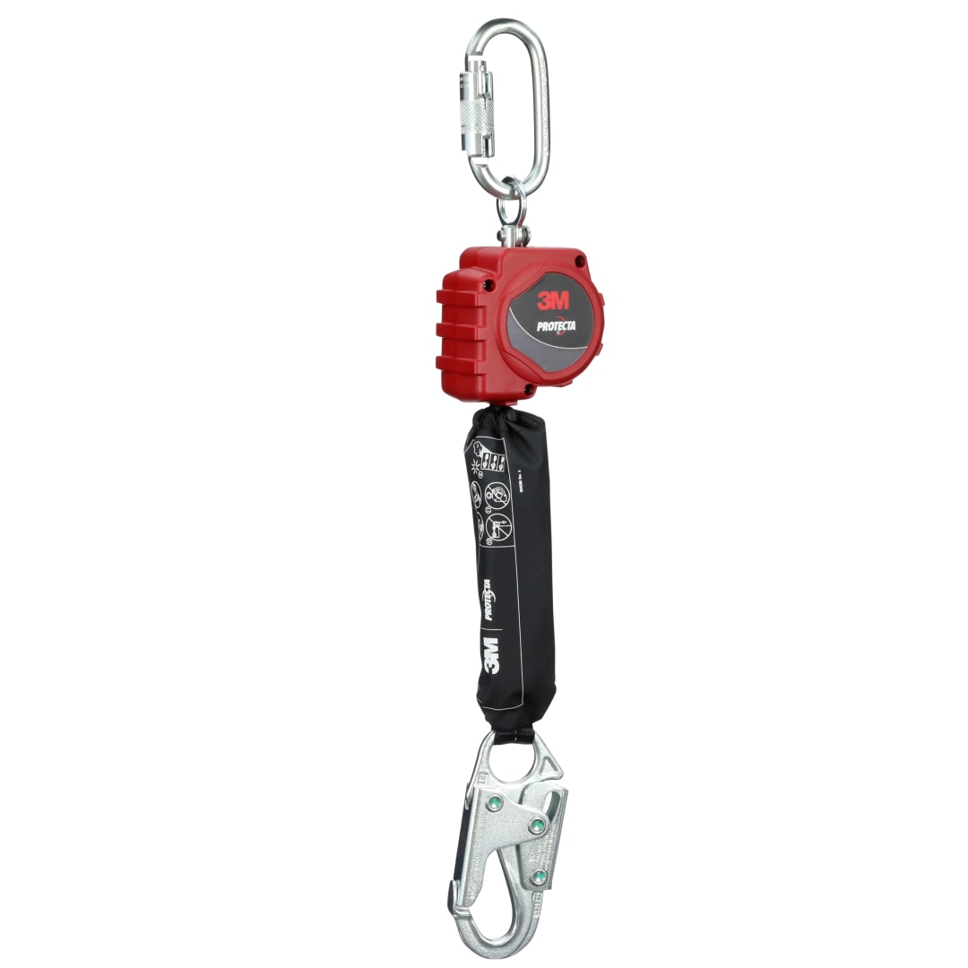 3M™ Protecta® Self-Retracting Lifeline, Web, Tri-Lok Carabiner, Snap Hook, 6 ft, 1.8 m, 3100640