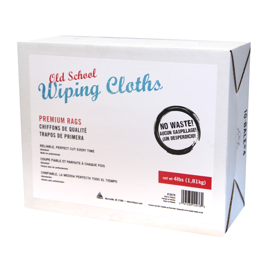 Old School® Premium Knit T-Shirt Wiping Cloths, #5 Box