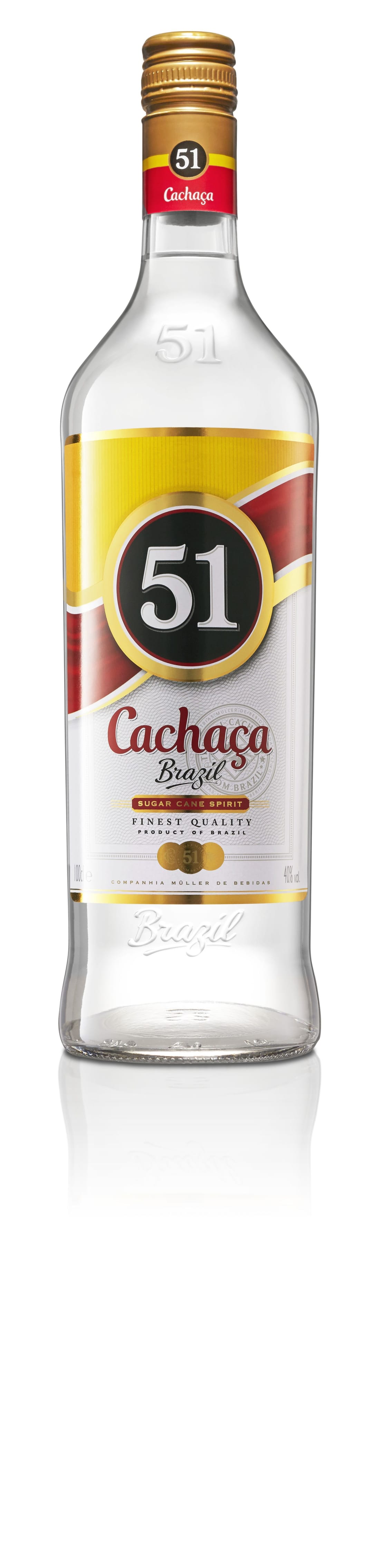 Cachaca 51 Rum 1l 80 Proof
