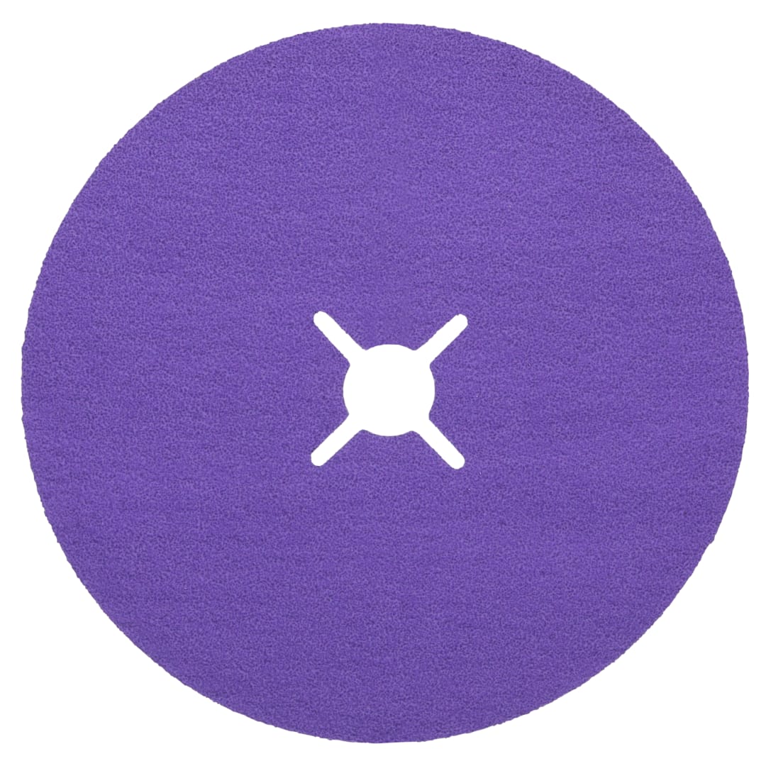 3M™ Cubitron™ 3 Fiber Disk 1187C, 80+, 180 mm x 22 mm, Slotted, 25/Bag, 100 ea/Case