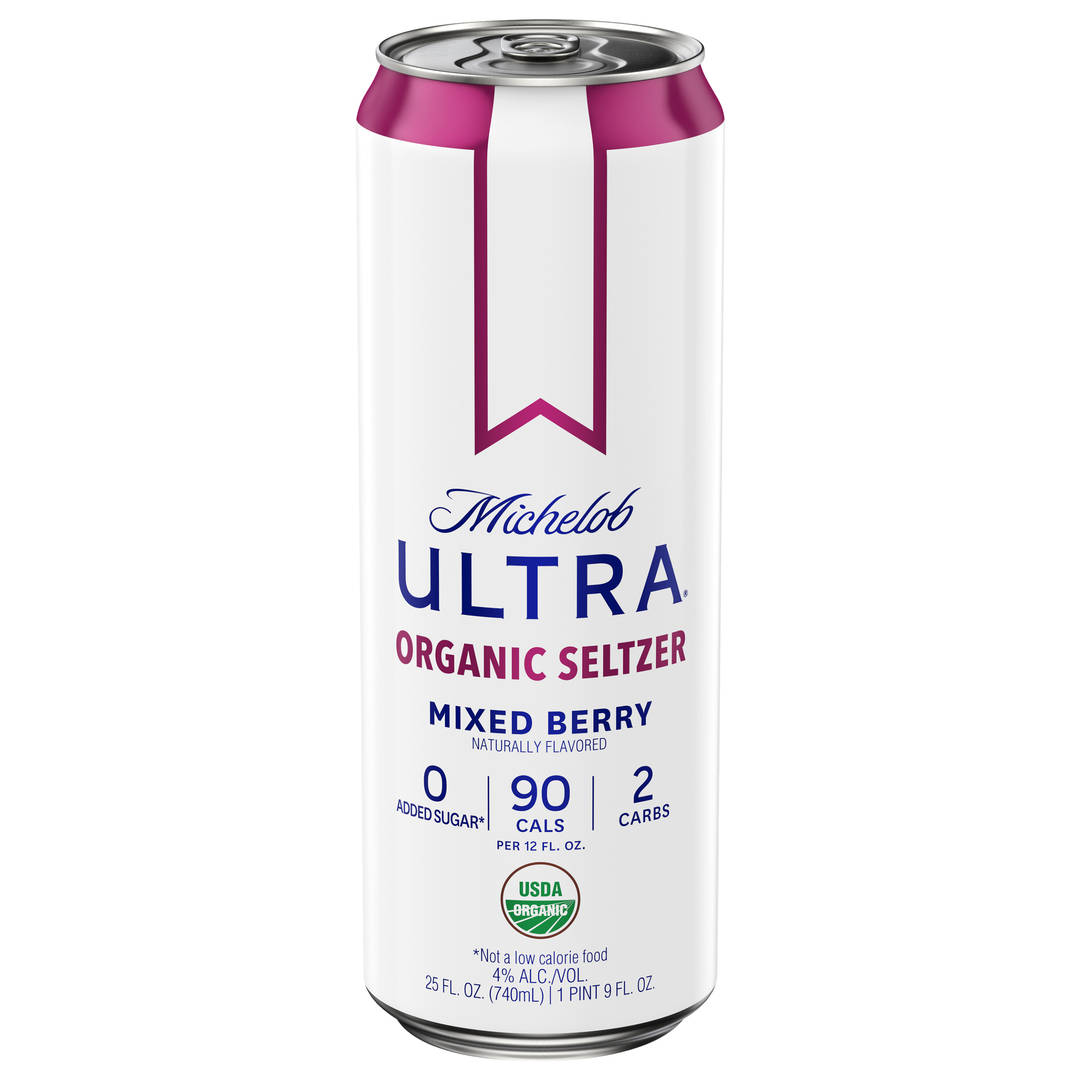 Michelob Ultra Mixed Berry Organic Seltzer 25 fl oz Can