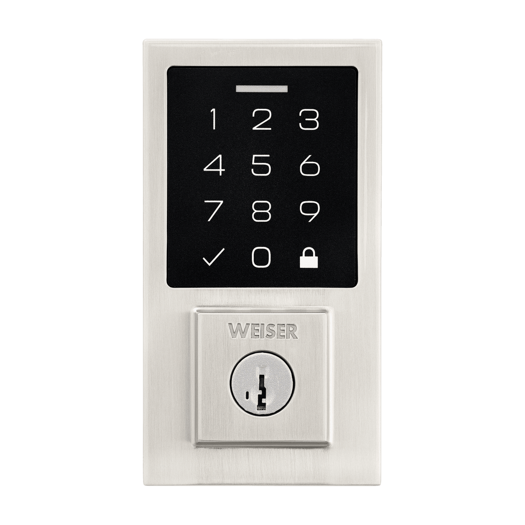 GED9270 SmartCode® Contemporary Electronic Deadbolt featuring SmartKey Security™ in Satin Nickel