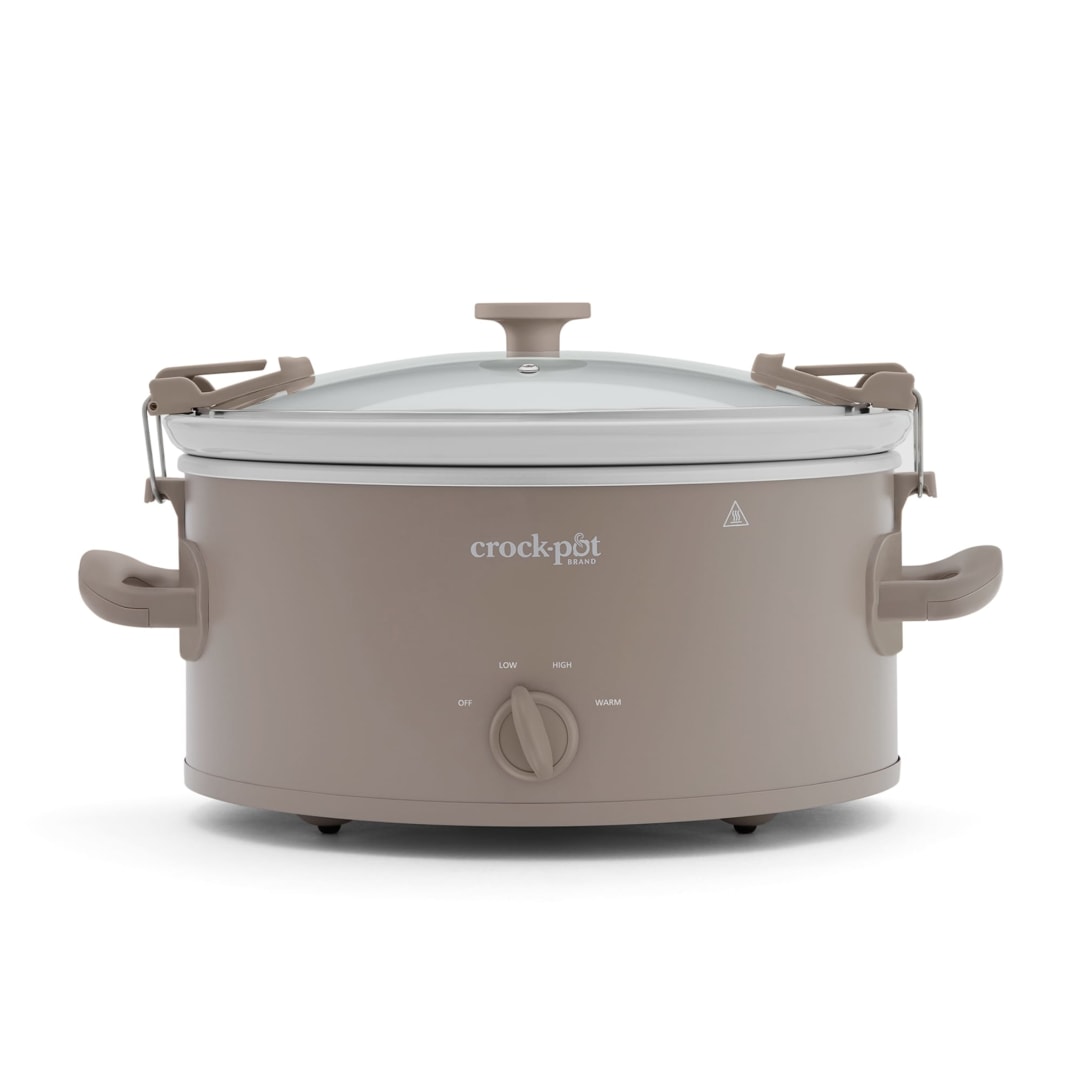 Crock-Pot® Design Series 6-Quart Manual Slow Cooker, Alpaca Brown
