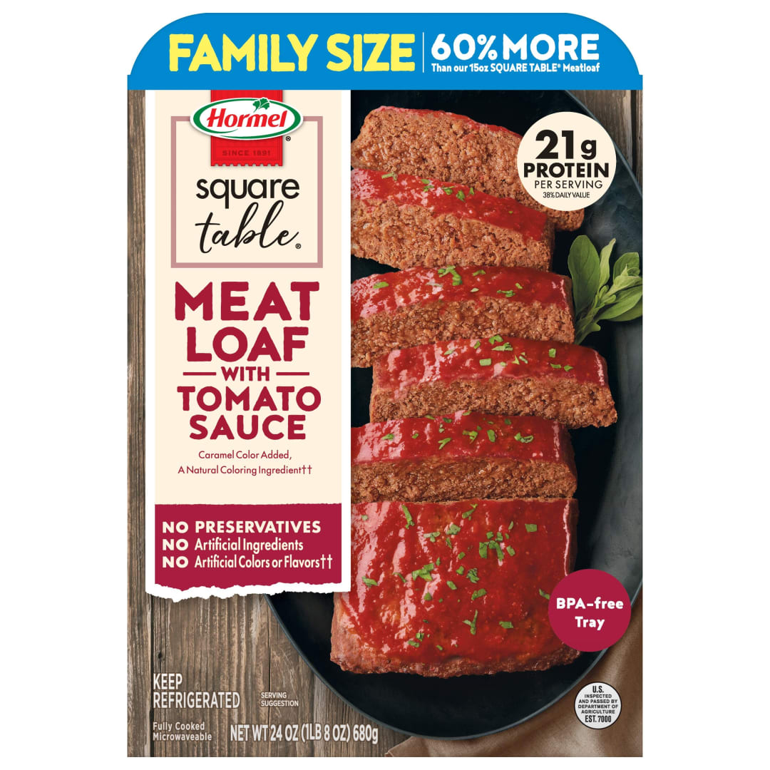24 oz HORMEL SQUARE TABLE Meatloaf