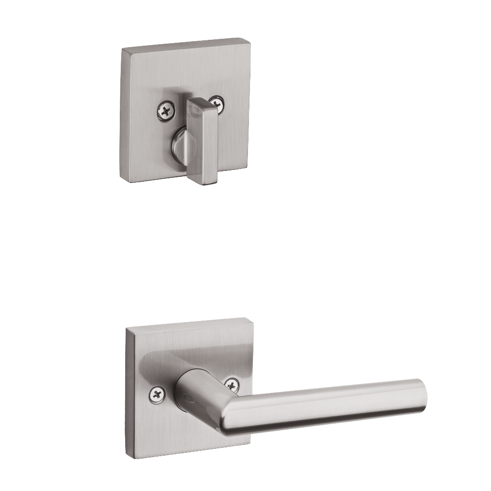 Milan Interior Pack with Interior Lever in Satin Nickel