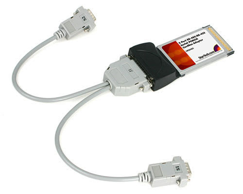2 Port Full Auto-configure RS-422/485 Cardbus Card
