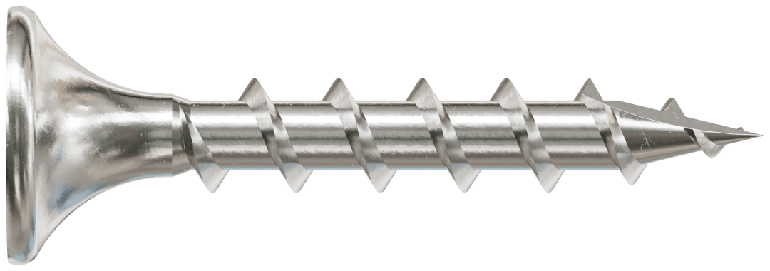 Simpson Strong-Tie S06100D100 Bugle-Head Wood Screw, Square Drive — #6 x 1 in. #2 Square, Type 305 (100-Qty) (Pack of 2400)