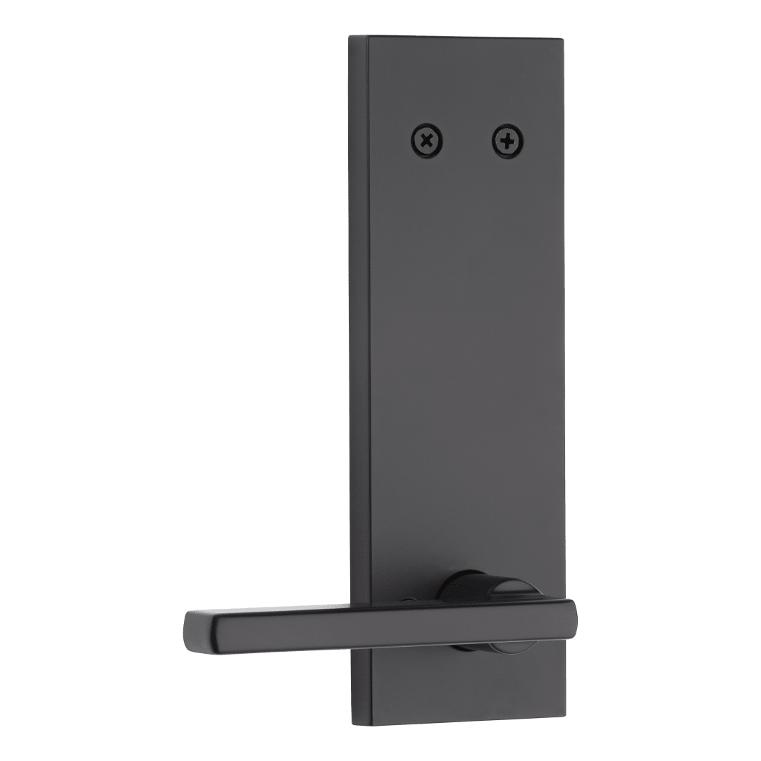Halifax Square Interior Pack - Dummy Cylinder Lever in Matte Black with Microban Protection