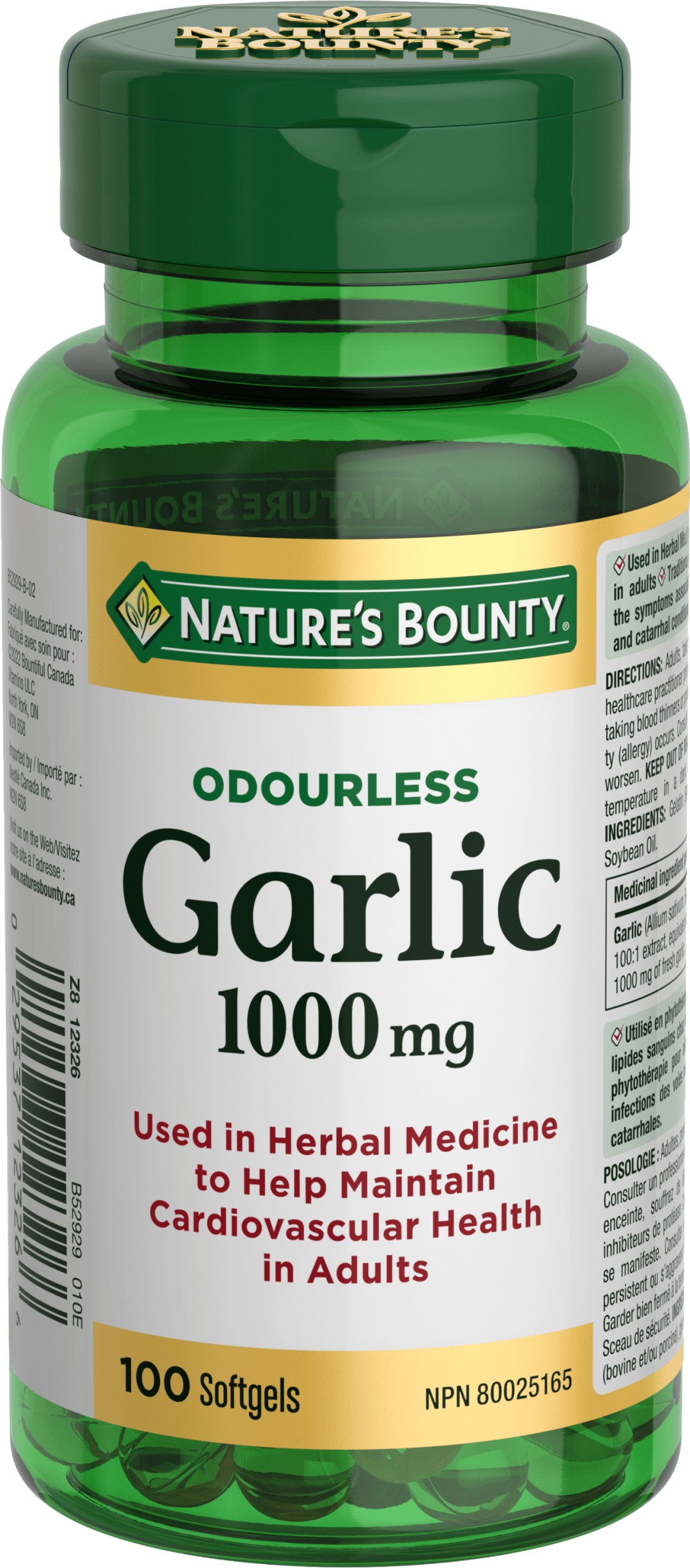 NBTY Odrls Gar 1000mg 24x100 SGL CA