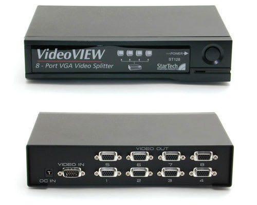 8 Port VGA Video Splitter