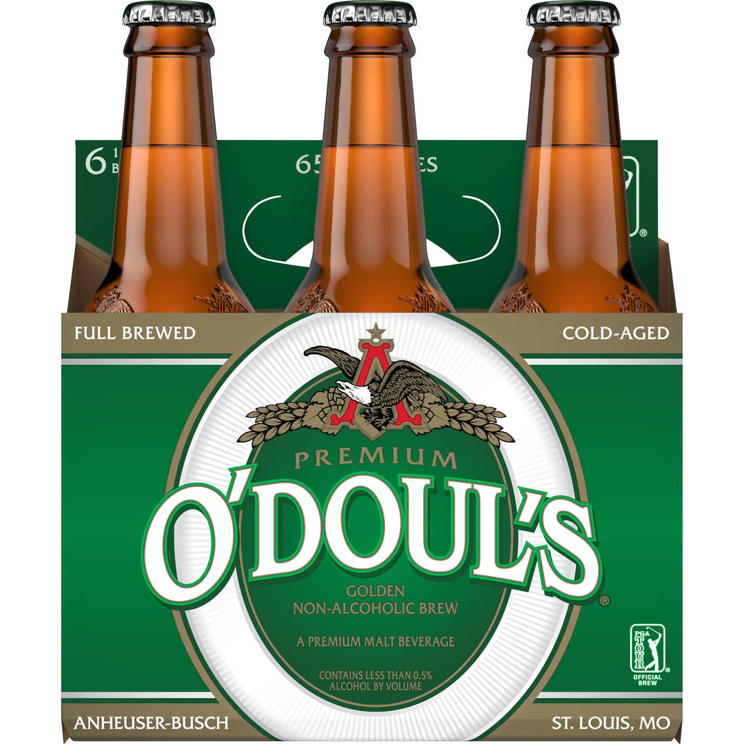 O'Doul's Premium Golden Non-Alcoholic Brew, 6 Pack 12 fl. oz. Bottles, 0.5% ABV