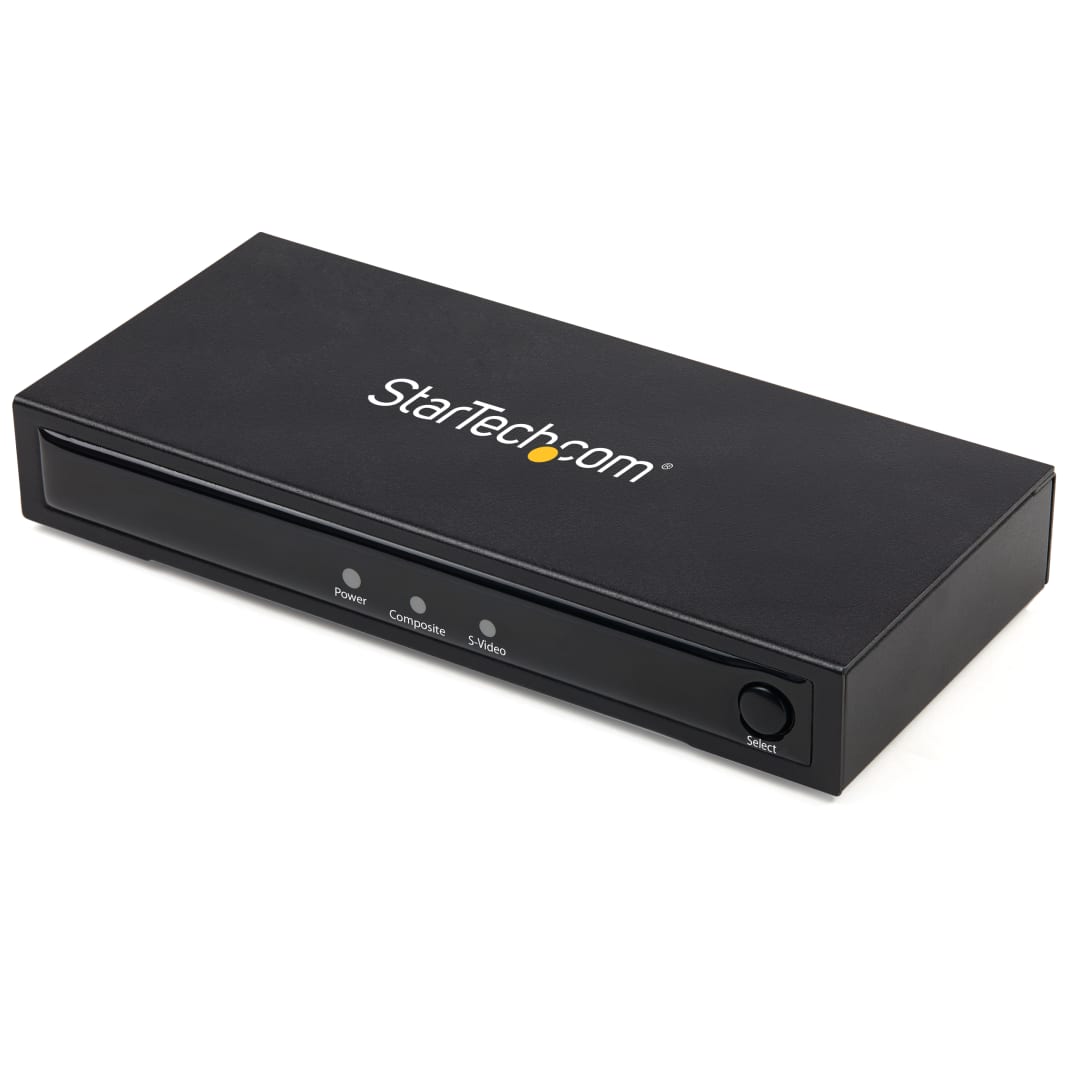 Composite and S-Video to HDMI Converter with Audio