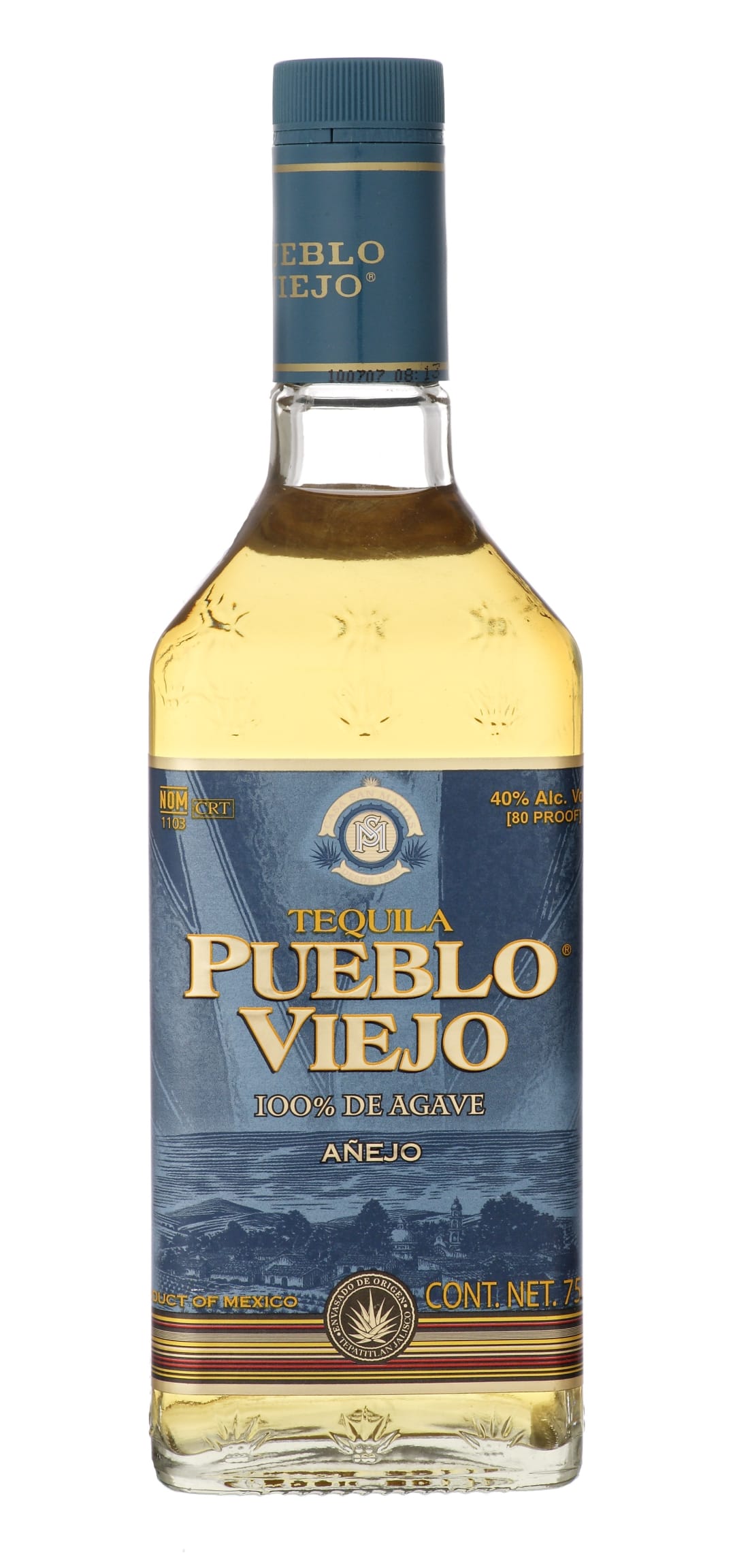 Pueblo Viejo Anejo Tequila 750ml 80 Proof