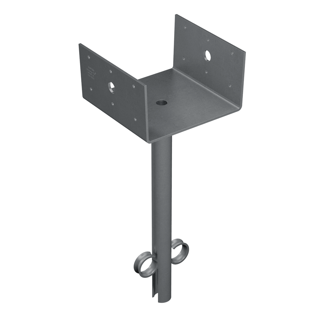 Simpson Strong-Tie EPB66-12 EPB Elevated Post Base for 6x6 with 12-in. Pipe (Pack of 10)