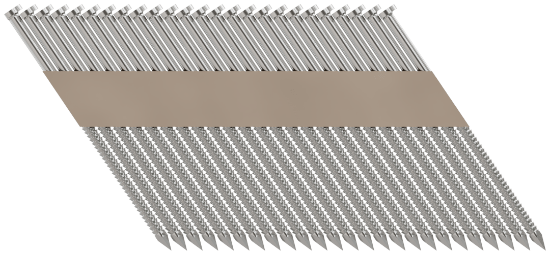 Simpson Strong-Tie S325T31250 31°–34° Paper Tape, Clipped Head, Ring-Shank Nail — 3-1/4 in. Type 304 (250-Qty) (Pack of 20)