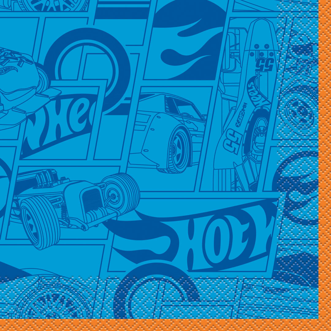 Hot Wheels Luncheon Napkins, 16ct