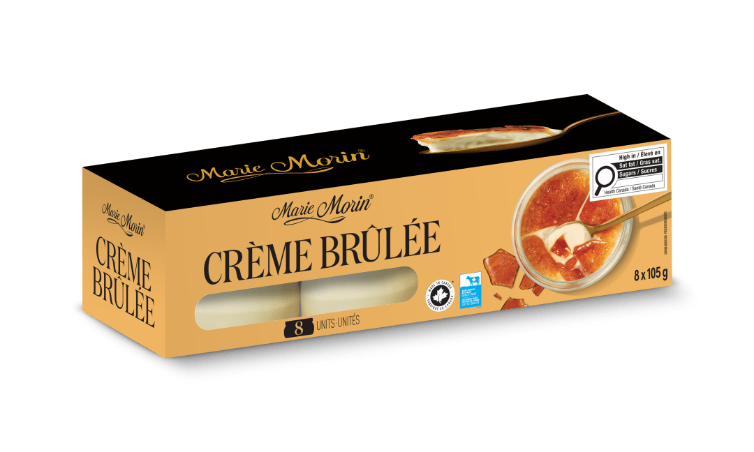 Marie Morin Crème Brûlée Dessert, 8 x 105g