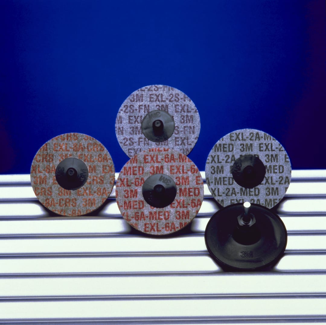 Scotch-Brite™ Roloc™ EXL Birleştirilmiş Disk XL-DR Gri 75 mm x 6 mm FIN
