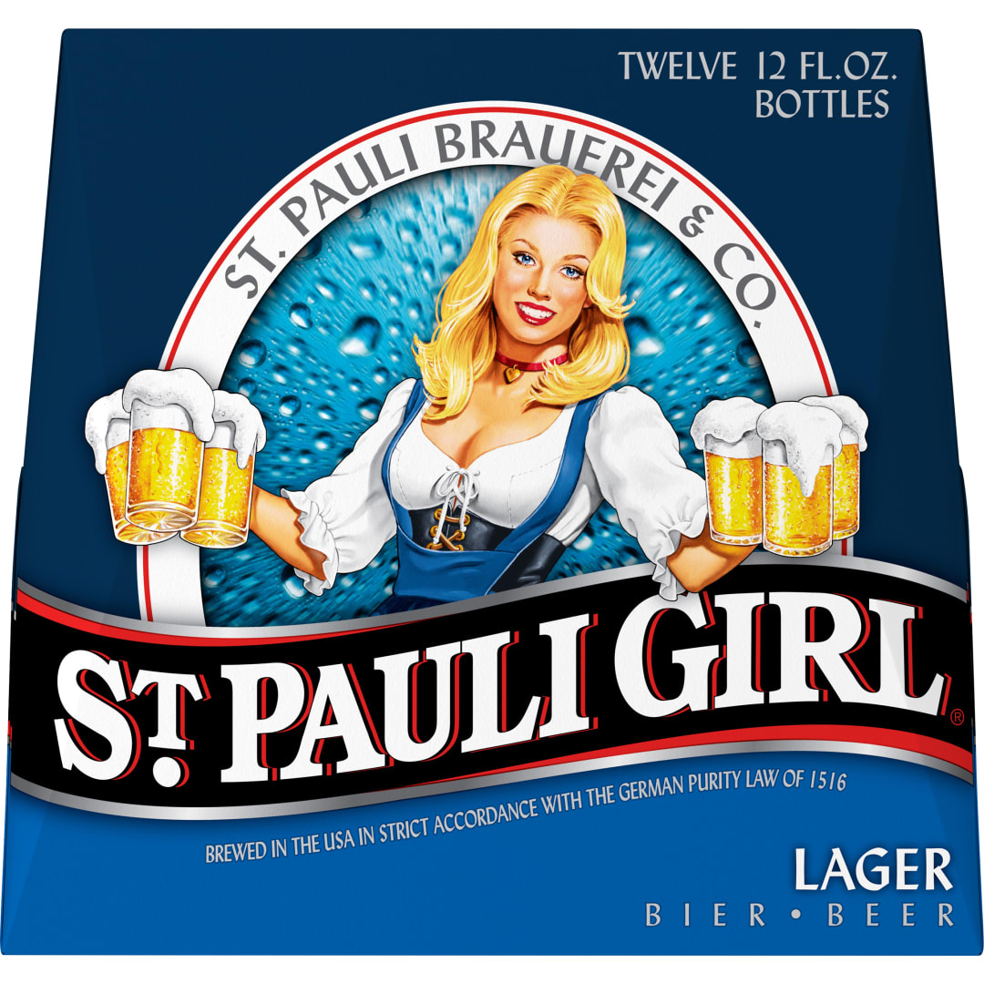 St. Pauli Girl Lager Beer, 12 Pack 12 fl. oz. Bottles, 4.9% ABV
