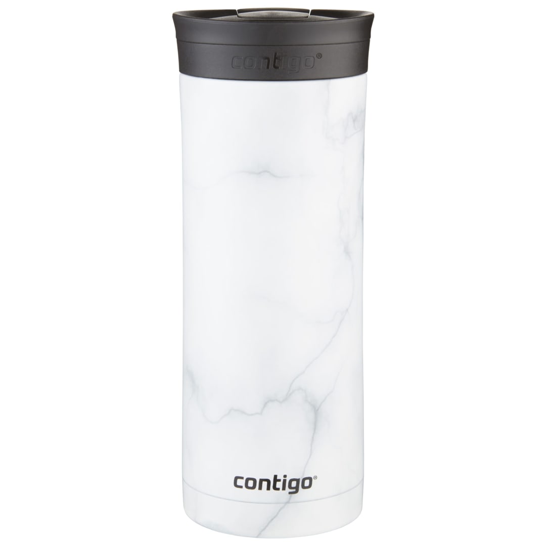 Contigo® Huron 2.0 Couture SNAPSEAL™ Insulated Travel Tumbler, White Marble, 20 oz