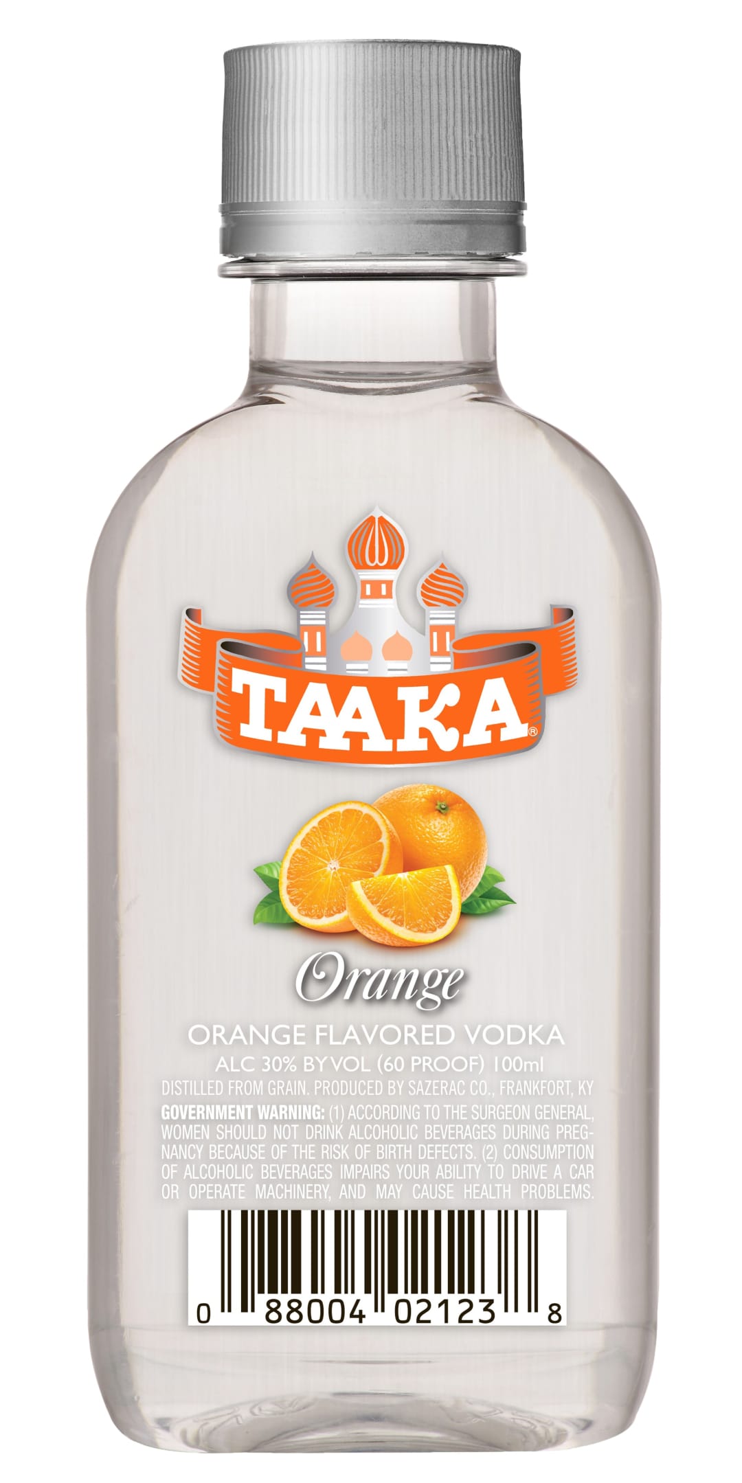 Taaka Orange Vodka 100ml 60 Proof