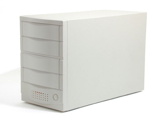 *D*4 Bay 5.25 Inch SCSI Drive Case - No Cable *D*