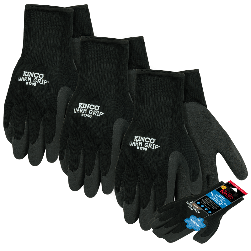 3-Pair Warm Grip® Thermal Knit Shell &amp; Latex Palm Multi-Pack