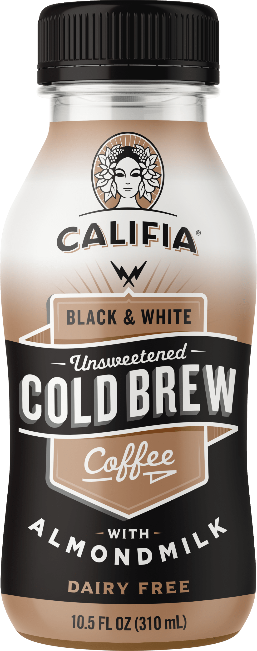 Cold Brew Coffee - Black & White with Almondmilk