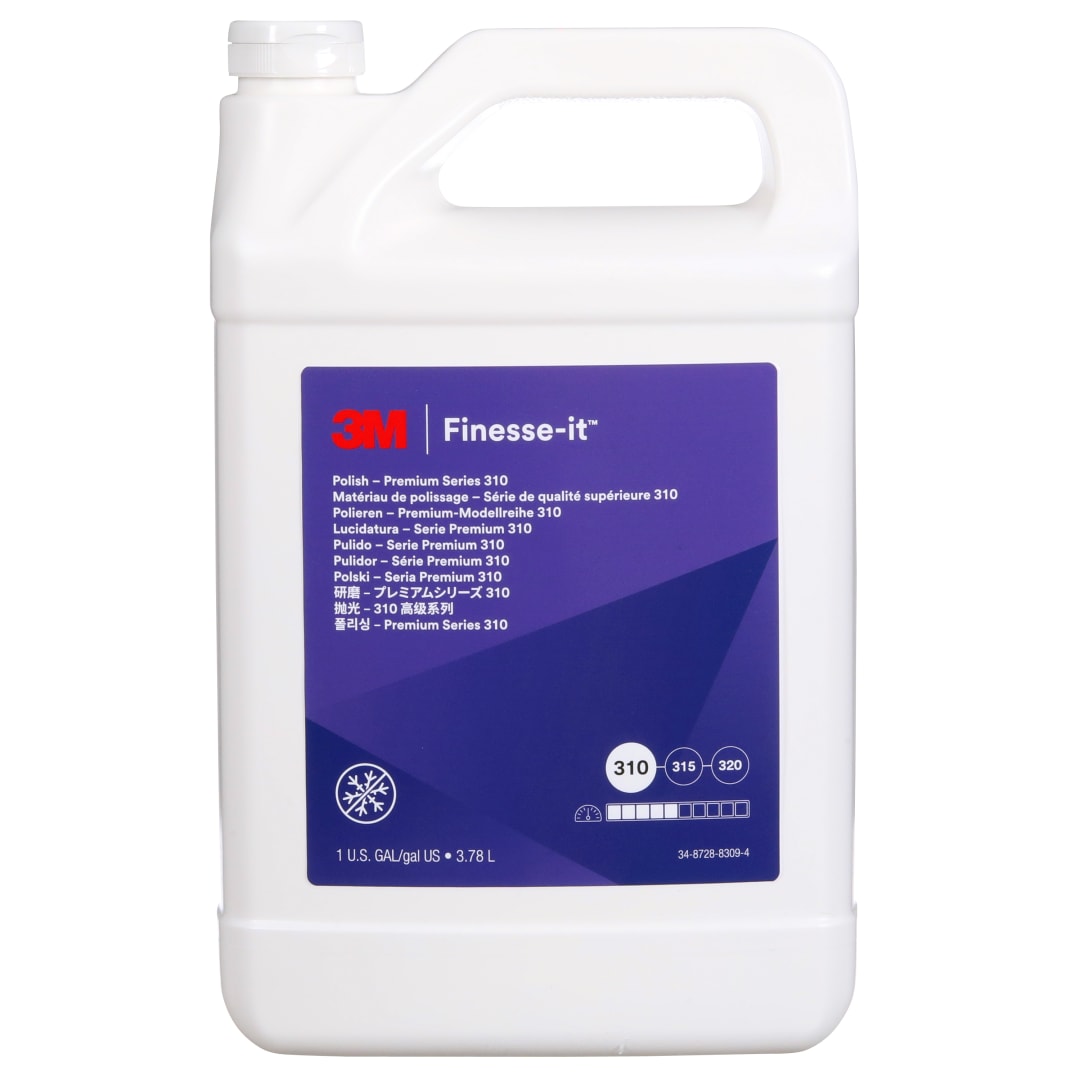 3M™ Finesse-it™ Polish - Premium Series 310, 75361, 3.875L, 4 Bottles/Case