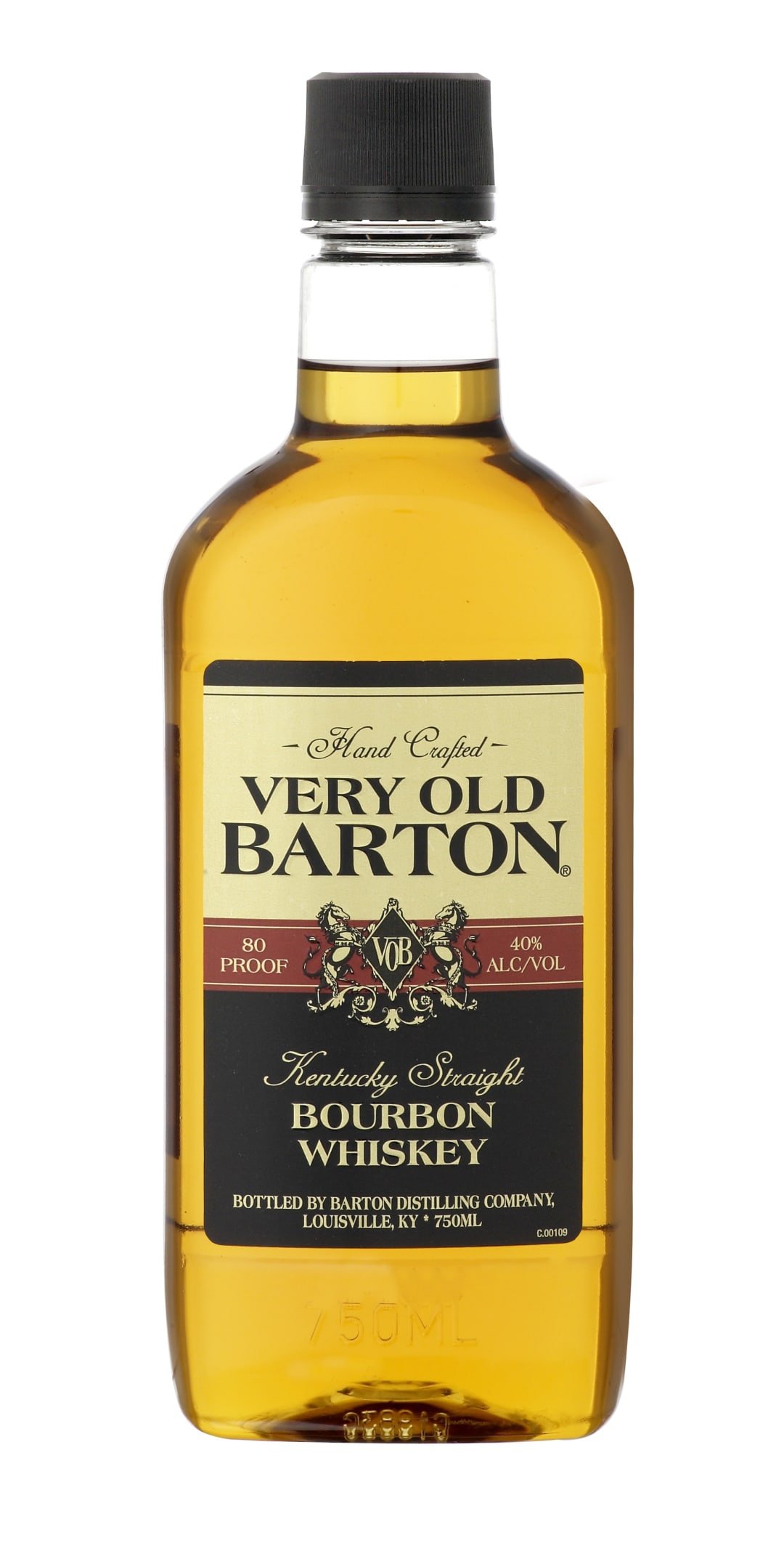 Very Old Barton Kentucky Straight Bourbon Whiskey 750ml Traveler 80 Proof