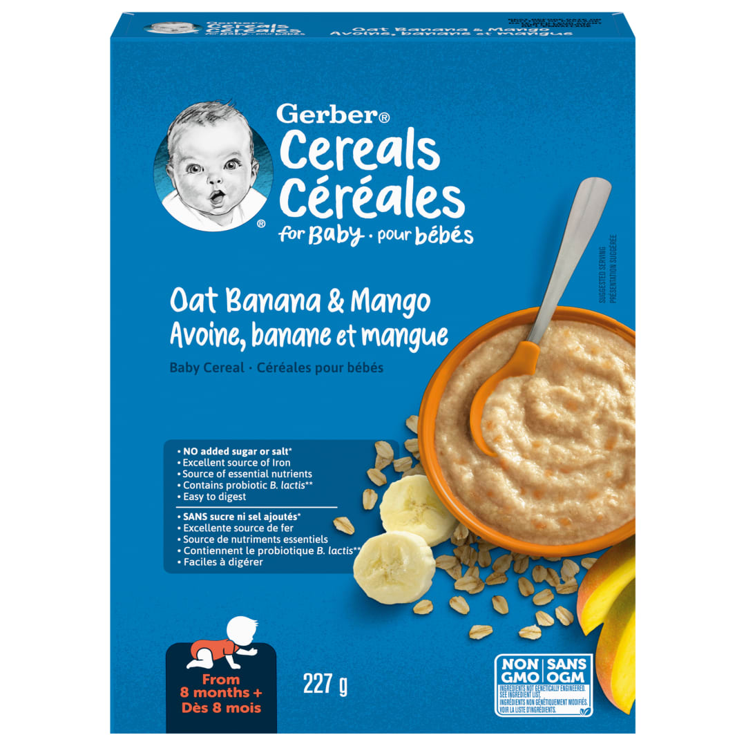 GERBER BL Cer OatBananaMango 6X227gN1 CA