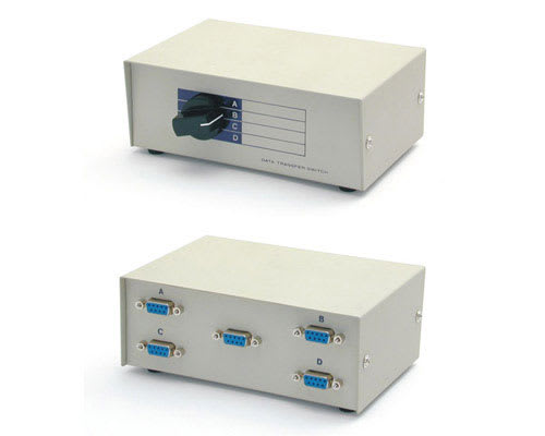 Manual 4-to-1, 9-pin Switchbox