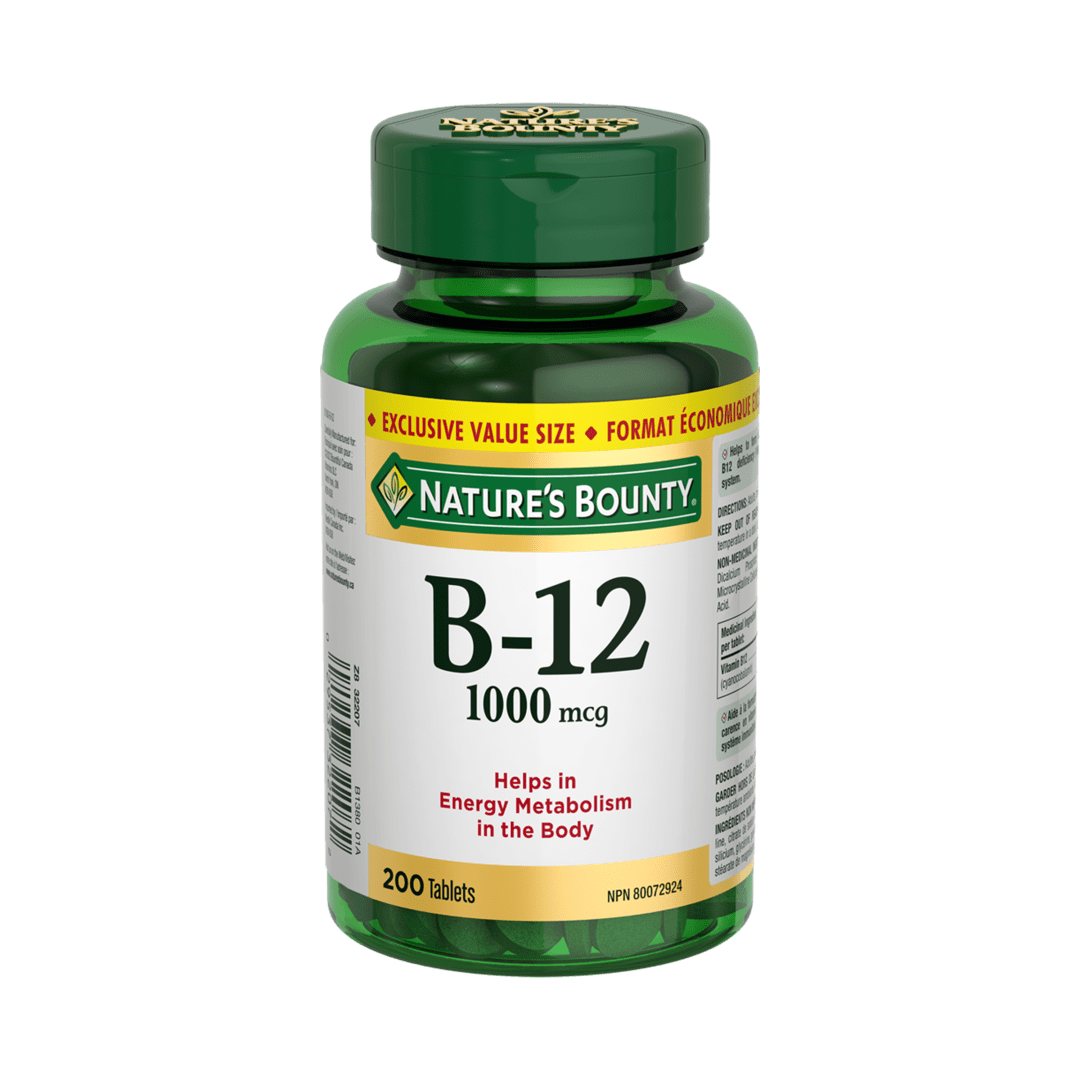 NBTY Vit B12 1000mcg 24x200 TAB CA