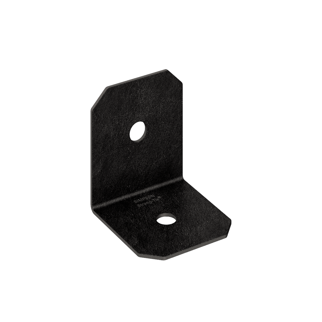Simpson Strong-Tie APVA4 Outdoor Accents® Avant Collection™ ZMAX®, Black Powder-Coated 90° Angle for 4x (Pack of 2880)