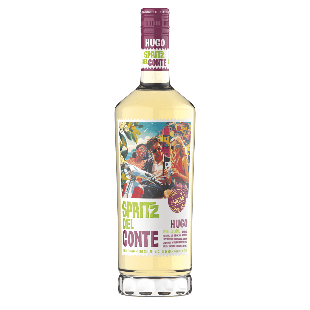 Spritz Del Conte Hugo Ready to Serve Italian Spritz Cocktail 750 ml
