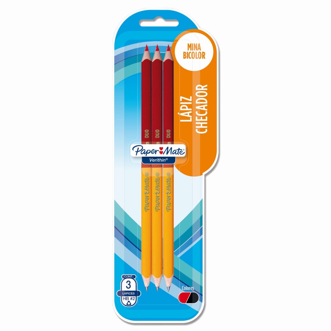 PM PENCIL DUO GRAPHITE/RED 3CD
