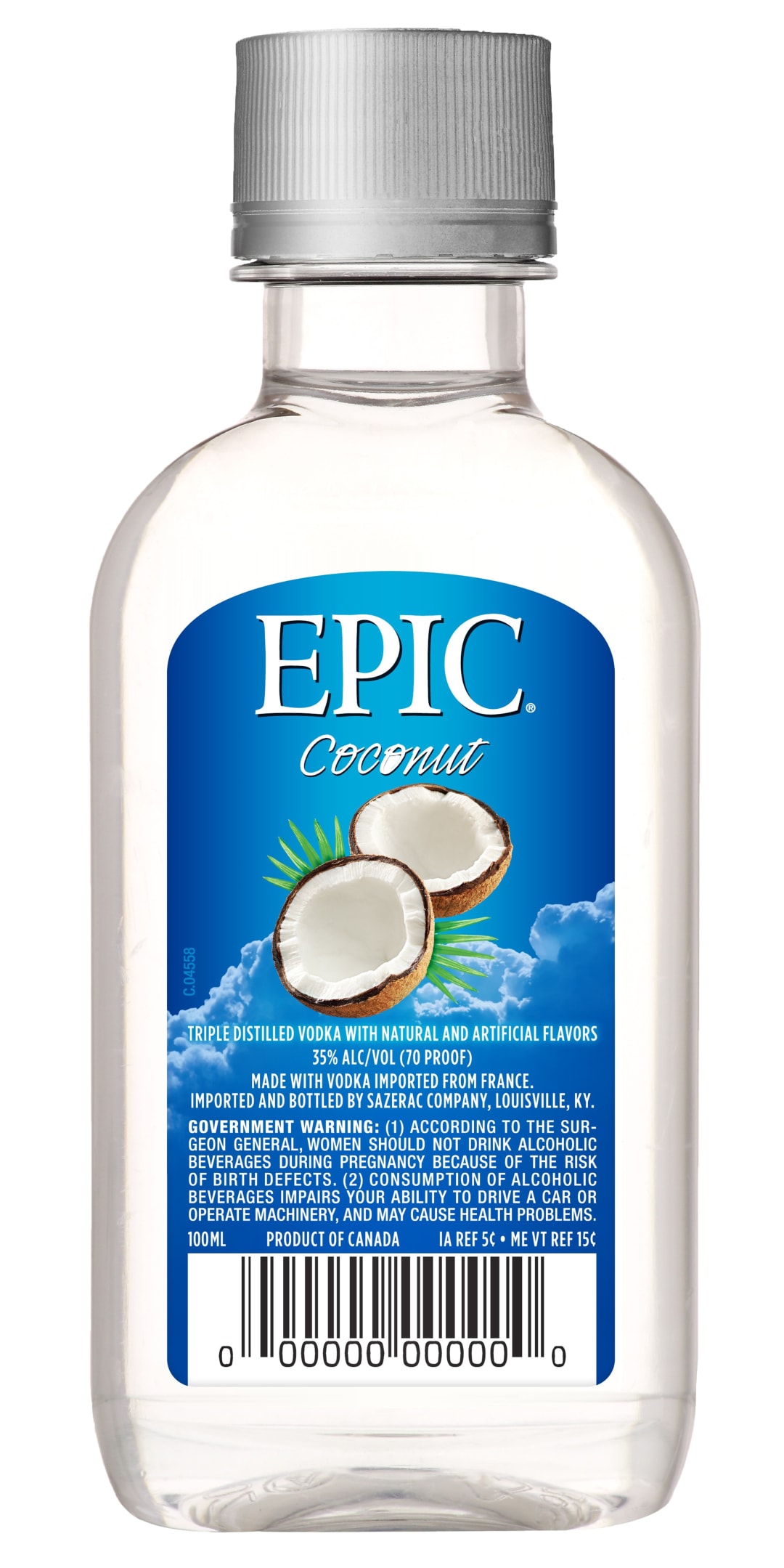 Epic Coconut Vodka 100ml 70 Proof